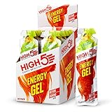 HIGH5 Energy Gel, schnell und dauerhafte Energie im leicht zu öffnenden Portionsbeutel mit natürlichem Fruchtsaft – (Zitrus Multipack 20x40g)