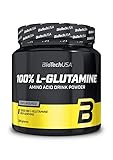 BioTechUSA 100% L-Glutamin, Aminosäure-Getränkepulver, Nahrungsergänzungsmittel, 500 g, ohne Geschmack