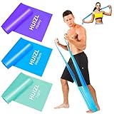 Fitnessbänder Set Lang Fitnessband widerstandsbänder krafttraining Theraband Resistance band Widerstandsband Gymnastikband Trainingsband für Muskelaufbau Crossfit Gymnastik Yoga Für Männer Frauen