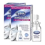 Optrex ActiSpray 2in1 Liposomales Augenspray für trockene & gereizte Augen, auch bei Kontaktlinsen, 2x 10ml