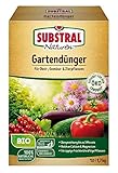 Substral Naturen BIO Garten, natürlicher Universal-Dünger für Obst, Gemüse und Zierpflanzen, düngt 3 Monate, 1,7kg