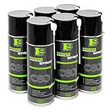 6 x 400ml Spraytive Power Druckluftspray/Druckluftreiniger mit 100mm Sprühverlängerung | Druckluft aus der Dose (Air Duster) | für die Reinigung von Tastatur, PC/Computer, Kamera | Made in Germany!