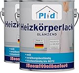 plid Premium Heizkörperlack LH Thermolack weiß Glänzend Weiß 5l