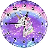 Galaxy Kinder Wanduhr 10 Zoll Silent Non Ticking Leicht zu lesen Kinder Wanduhr Jungen Mädchen Dekorativ Für Kinder Zimmer Badezimmer Spielzimmer Kinderzimmer