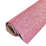 Siser Glitter HTV Rolle zum Aufbügeln, Vinyl, 30 x 4,5 m 15ft rose gold