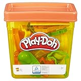 Play-Doh Basisbox mit 5 Dosen Knete und 15 Förmchen, für fantasievolles und kreatives Spielen, ab 3 Jahren