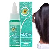 ulapithi Wildes Haarwachstumsöl | 1,05 FL. oz Schnelles Haarwachstum Rizinusöl Verhindert Haarausfall,Repair Scalp Frizzy Damaged Hair Care Hair Beauty-Produkte für Frauen und Männer, alle Haartypen