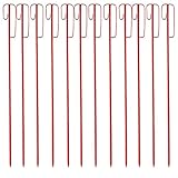 Absperrleinenhalter rot 14 x 1250 mm – Set mit 12 Stück