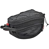 KlickFix 0216CS Unisex Contoura Satteltasche, Schwarz, 22 x 12 15 cm EU