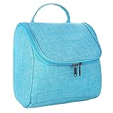 Luckxing Hängende Kulturtasche, Frauen Reisen wasserdichte Make-up Tasche Zahnbürste Kulturbeutel Organizer Taschen, Kosmetikhalter für Bürstenset, Shampoo in voller Größe, Spülung, Zubehör