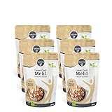 borchers 6x Bio Lower Carb Mehl | 6x 350 g | Weniger Kohlenhydrate | Proteinreich | Ballaststoffreich | 2,1 kg