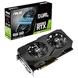 ASUS Dual Nvidia GeForce RTX 2060 EVO 12GB Gaming Grafikkarte (GDDR6 Speicher, PCIe 3.0, 2X HDMI 2.0b, 1x DVI, 1x DisplayPort 1.4a, DUAL-RTX2060-12G-EVO), 4388489