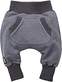 Pinokio Baby - Jungen Strampelanzug Wild Boy Casual Pants, Grau, 74 EU