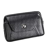 PANNY Taschenfarbe Clutch Portemonnaie für Männer Color Small Geldbörse Halter Coin wasserdicht Geldbörsen Damen Schwarz (Black, One Size)