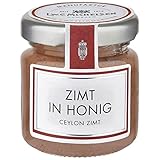 L.W.C. Michelsen - Zimt-Honig -Mini- (50g) | fein & aromatisch | natürlich, ohne Zusätze | Blütenhonig mit fruchtig-minziger Note| Pure Natürlichkeit in einem Glas