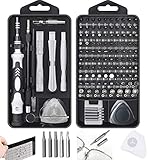 Feinmechaniker Schraubendreher Set, MOVMAO 130 in 1 Mini Schraubendreher Set DIY Reparatur Werkzeug Set für iPhone Laptop PC Uhren Brillen Xbox und andere Elektroniken