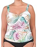 Profile by Gottex Damen Plus-Size Sweetheart Top Swimsuit Tankini-Oberteil, Multi, 116 Mehr