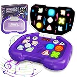 Handheld Spielkonsole Quick Push Spiel, Fidget Toys Kinder, Elektronisches Puzzle-Spiel mit LED & Sound, Antistress Spielzeug Sensorspiel für Jungen, Mädchen & Erwachsene, Geschenk für 3-12 Jahre