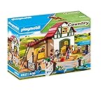 PLAYMOBIL Country 6927 Ponyhof mit reitbaren Ponys, Empfohlen ab 4 Jahren