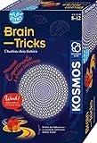 Kosmos 654252 Fun Science - Brain Tricks, Verblüffende Experimente mit optischen Täuschungen und Illusionen, u. a. mit 3D-Brille, Sphericon, Schiefer Raum, Experimentier-Set für Kinder ab 8-12 Jahre