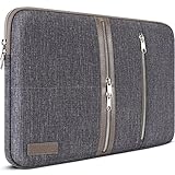 DOMISO Tasche Hülle für 10.1 Zoll Notebook Laptop Sleeve Case Wasserdicht Laptophülle Schutzhülle für 10.5' 11' iPad Pro Air 2018-2021/10.2' iPad/Surface Go 2/Galaxy Tab S6 Lite,Dunkelgrau