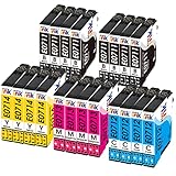 T0715 Multipack Kompatibel für Epson T0711 T0712 T0713 T0714 Druckerpatronen für Epson Stylus SX100 SX110 SX200 SX210 SX215 SX218 SX400 SX405 SX415 SX410 SX510 DX4000 DX4400 DX7400