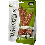 WHIMZEES Natürliche Getreidefreie Zahnpflegesnacks, Kaustangen für Hunde, Veggie-Strip M, 14 Stück à 30 g