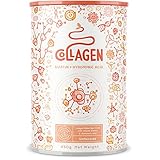 Collagen mit Marine Elastin und Hyaluronsäure - Kollagen Hydrolysat Peptide Type I, II und III - Optimale Löslichkeit und Bioverfügbarkeit - Geschmacksneutral - 450g Collagen Pulver