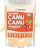 XPRS Nutra Bio Camu Camu Pulver - Camu Berry Pulver aus Peru - Reich an Vitamin C - Camu Camu Puder Organisch unterstützt Immunsystem - Ideal für Smoothies, Säfte, Tee & Heißgetränke (4)