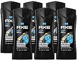 AXE 3-in-1 Duschgel & Shampoo Alaska XL für langanhaltende Frische und Duft im 6er Pack, Herren Men Showergel für Body Face Hair Wash, Shower Gel dermatologisch getestet (6x 400ml)