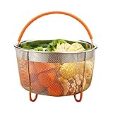 Steel Steamer 304 Edelstahl Cooker Multi-Function Topf Steam Basket Sieb Kochen Küche Gadgets perfekt vorbereitet für Gemüse, Eier, Fleisch