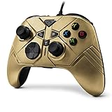 Wired Controller für Xbox One, Kabelgebundener Xbox One Controller Gamepad, SAMINRA Dual Vibration USB Game Controller Kompatibel mit Xbox One/One X/One S/One Series X/S /Elite/PC (Gold)