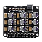 DAC Decoder Boards, DC5V Stabile Power Filter Board Kondensatoren in Parallel Digitalfilter Rauschen für Raspberry Pi