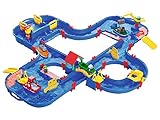 AquaPlay - AquaPlay´nGo - 160x145x22cm große Wasserbahn, größte Wasserwelt von AquaPlay, inkl. 4 Tierfiguren und 4 Booten, für Kinder ab 3 Jahren