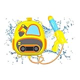 TUDUZ Kinder Wasserpistole Rucksack mit großem Wassertank und verstellbaren Riemen Pool Spielzeug für Sommer Outdoor Strand Hinterhof Wasserkampfspiele Spielzeug