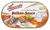 Hawesta Heringsfilet in Balkan-Sauce, 10er Pack (10 x 200 g Dose)