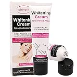 Whitening Cream, Achselhöhle Creme Body Cream für Dunkle Haut, Hals, Empfindliche Bereiche, Ellenbogen, Innere Oberschenkel, Knie Körper Aufhellung Creme Haut Beauty Whitening Hautpflege