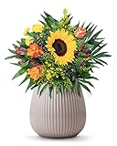 Flora Trans Blumenstrauss - Blumenversand mit Grußkarte - Frischblumen vom Floristen - Blumen bester Qualität - Blumengeschenk Lebenslust