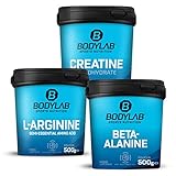 Bodylab24 Megadeal Pump & Power Pack / L-Arginine, Beta-Alanine und Creatine für Kraftsport und Fitness / Kann Aufbau und Erhalt von Muskelmasse unterstützen