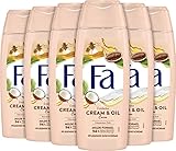 FA Duschgel Cream & Oil Cacao, 6er Pack (6x 250 ml)