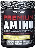 Weider Premium Amino Intra Workout mit EAA/ BCAA, Tropical Punch, Fitness & Bodybuilding, 800g