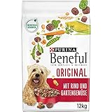 PURINA BENEFUL Original Hundefutter trocken, mit Rind und Gartengemüse, 1er Pack (1 x 12kg)