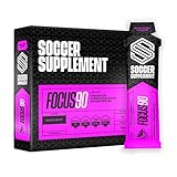 SOCCER SUPPLEMENT FOCUS90® – Pre Match – Fußballer Energy Gel – 200 mg Koffein Gel – 12 Stück – gemischte Beeren – toller Geschmack (gemischte Beere)