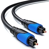 deleyCON 5m Optisches Digital Audio Kabel SPDIF 2x Toslink Stecker Digitalkabel Audiokabel LWL Digitales Lichtwellenleiter Kabel