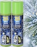 300ml Schneespray Weihnachtsbaum Glow in the dark Schnee Spray Baum Kunstschnee Dekoschnee Spraydose Snow Foam Weihnachtsdeko Sprühschnee Deko Fake Snow Spray Fenster Weihnachten Kunstschnee Spray