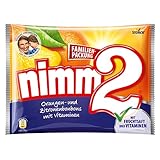 nimm2 Bonbons – 1 x 429g – Gefüllte Bonbons mit Fruchtsaft und Vitaminen