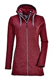 Killtec Damen Strickfleecejacke mit Kapuze - KOW 159 WMN JCKT, weinrot, 38, 37574-000