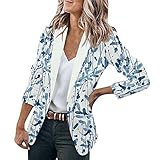 Blazer Geschäftsklima Manteljacke Langer Jacke Damen Kontrastfarbe Damenmantel Frauen Mantel Festlich Business Einfarbiger Slim Fit Essentials Longline Trenchcoat Ausgestattet Sweatjacke Vintage