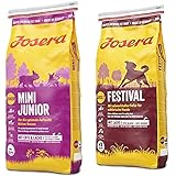 JOSERA MiniJunior (1 x 15 kg) | Welpenfutter für kleine Rassen (1 x 15 kg) | Hundefutter mit leckerem Soßenmantel | Super Premium Trockenfutter für ausgewachsene Hunde | 1er Pack