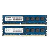 16GB Kit (2X8GB) DDR3-RAM, DDR3 1600 PC3-12800U 8GB DDR3 2Rx8 240-pin Dimm CL11 1,5V Desktop Arbeitsspeicher Module Upgrade